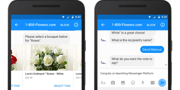 1-800-Flowers chat bot