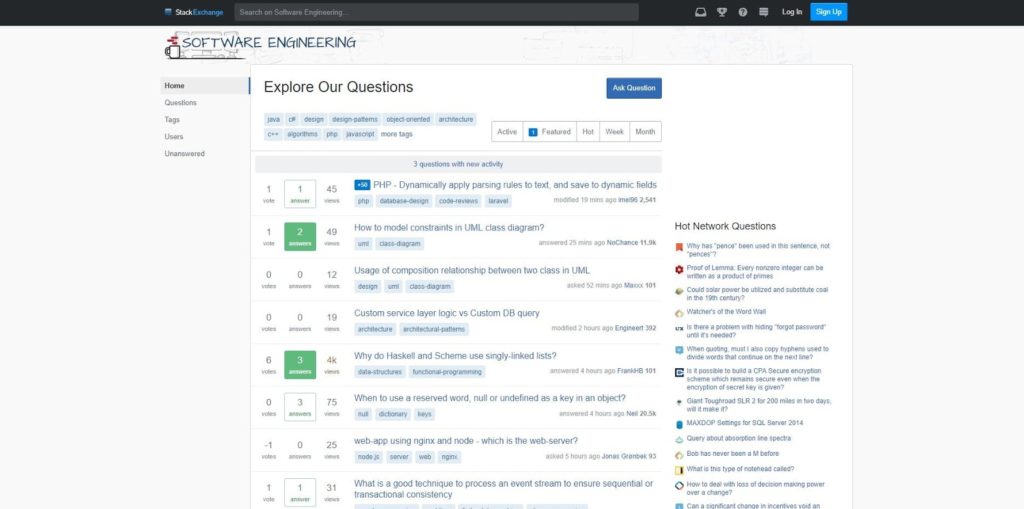 Software Engineer Forums